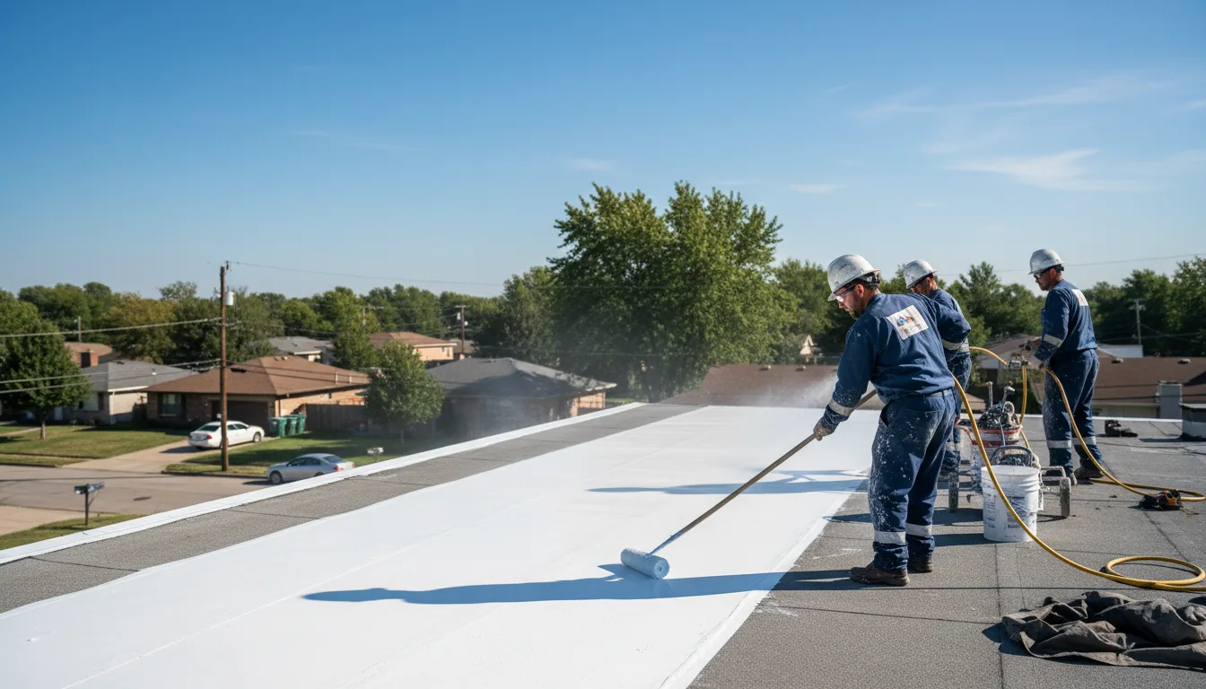 Commercial roof coating in Bagley, IA near me